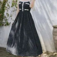 Herlipto Verona Tweed Long Dress - メルカリ