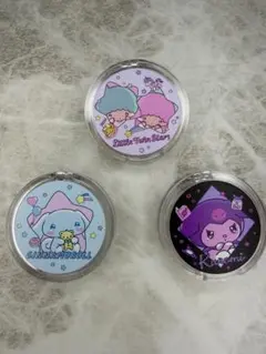 サンリオ　マルチカラーパウダー　カプセルトイ　3個セット