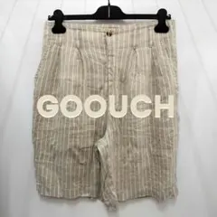 GOOUCH STRIPED LINEN SHORTSのサムネイル