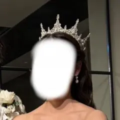ウェディング　クラウン　ピアス