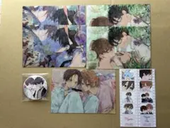 【匿名配送】ハレルヤベイビー展　ホログラムクリアカード　缶バッジ　フェア特典