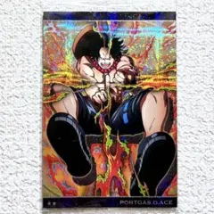 ワンピース　ウエハース　カード　ポートガス・D・エース GRAND　LOG