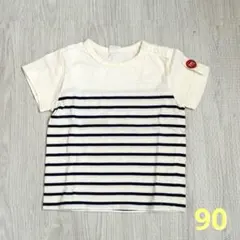 90 moujonjon 半袖Tシャツ ボーダー
