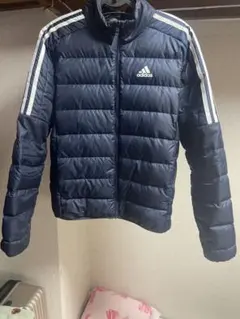 adidas ネイビー ダウンジャケット Mサイズ