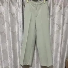 グリーン スラックス パンツ カラーパンツ