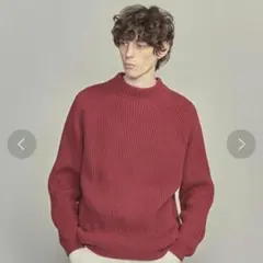 モックネックセーター