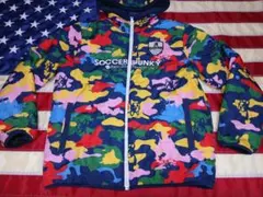 SOCCER JUNKY サッカージャンキー 迷彩柄 中綿パーカー