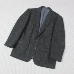 UPPISH☆ウール100% ヘリンボーン テーラードジャケット LL