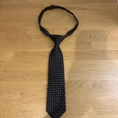 子供用 ネクタイ　ネイビー