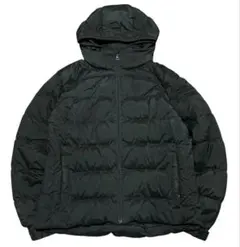 UNIQLO ユニクロ フーディー ダウンジャケット　カーキ系