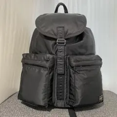 美品 廃盤品✨ ポーターTANKER バックパック リュック A4収納可能 黒