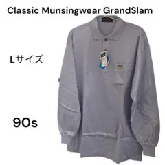未使用品【Munsingwear Grand-Slam】紺 長袖 ポロシャツ - メルカリ