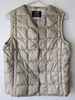 ●●猫たち様専用●●TAION レディース ダウンベスト L ベージュ