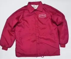 70s 80s USA製　コーチジャケット　アメリカ製　ナイロンジャケット　赤