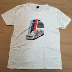 BMW M3 E30 イラスト Tシャツ Lサイズ ホワイト 新品