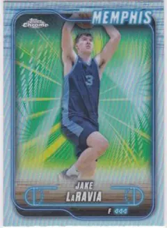 JAKE LARAVIA 2024-25 TOPPS CHROME REF