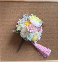 プリザーブドフラワーアレンジ仏花　一基　ステムタイプ　お供え花　ペット