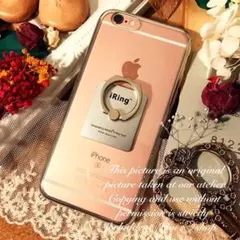 No.23❤︎シルバー＊リッチ感あふれるクリアー♡iphoneケース
