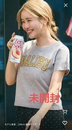 coca ロゴ Tシャツ グレーのサムネイル