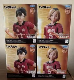 ハイキュー!! ハイプレミアムフィギュア 黒尾鉄朗 孤爪研磨 4点セット
