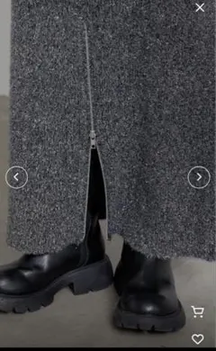 チャオパニックティピー　ラメニットスカート　S