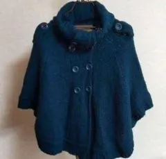 ニットポンチョ　ケープコート　Bershkaのサムネイル