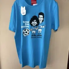 新品未使用soccer junky. サッカーTシャツ L 青のサムネイル