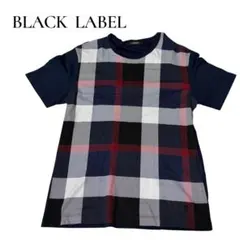 （美品）BLACK LABEL チェック柄 Tシャツ Mサイズのサムネイル