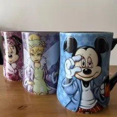 ひ*ん様 ディズニー　マグカップ　美品　3点セット(ミッキー/ミニー/ティンカー