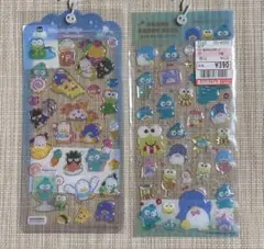 クリアキャンディシール＆ドロップジュエリーシール　はぴだんぶい　2枚　新品