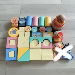 アンパンマン お米からうまれたつみきDX（箱なし）　おまけ付き