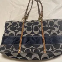 COACH レアなデニムキャンバスバッグ