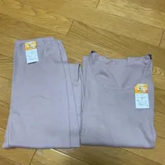 ふんわり暖か 綿100%インナー上下