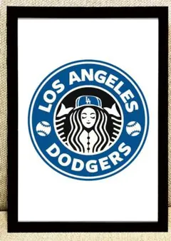 158 アートポスター　アメリカンレトロ　額付き