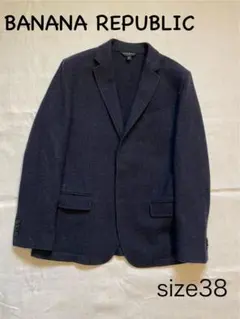 BANANA REPUBLIC ネイビー テーラードジャケット 38 訳あり