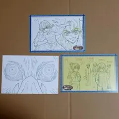 嘴平伊之助　キメツ学園　ポストカード　3枚　クリスマス編　カフェ　特典　鬼滅の刃