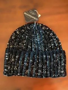 UNIFORM AGREEMENT ニット帽 黒と白