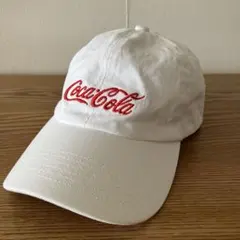 Coca-Cola コカ・コーラ キャップ ホワイト フリーサイズ