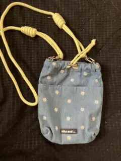 niko and ... 花柄刺繍ショルダーバッグ