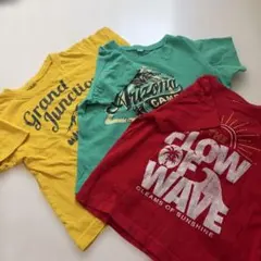 最終値下アメカジキッズ 半袖Tシャツ 3枚セットのサムネイル