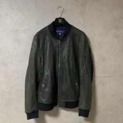 美品✨アーバンリーサーチ ライダース MA-1 やぎ革 黒 38 Mサイズのサムネイル