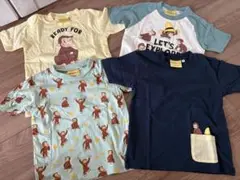 おさるのジョージ　Tシャツ 4枚セット　新品・未使用