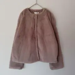 ファージャケット 美品 ベージュ NOWNOW M