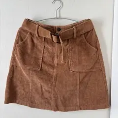 コーデュロイ ミニスカート