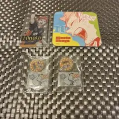 ハイキュー 日向翔陽 アクリルminiフィギュア コースター　箔押しクリアカード