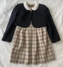 バーバリー　ロンドン　子供用　半袖ワンピース　ジャケット　キッズ　120 式典