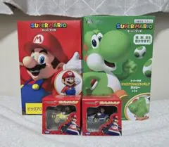 スーパーマリオビックアクションフィギュア　マリオ　ヨッシー&プルバックフィギュア