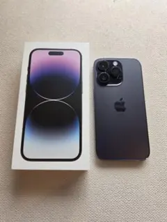 iPhone 14 Pro 256GB ディープパープル SIMフリー 動作良好
