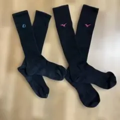 Mizuno ブラック ロングソックス 他　IGNIO(1足