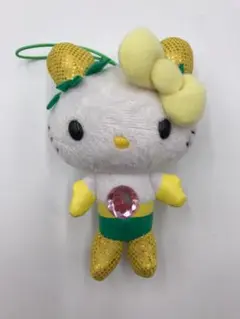 SANRIO ハローキティ　イチゴマン　ぬいぐるみマスコット　中古品 SANRIO ハローキティ イチゴマン ぬいぐるみマスコット 中古品